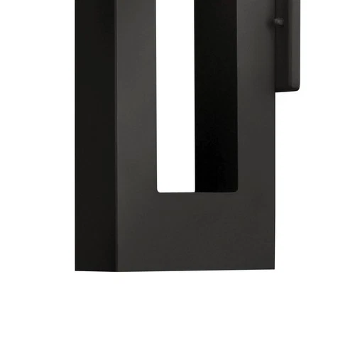 Atlantis 16"H Satin Black Integrated LED Outdoor Wall Light - Picture 3 of 7