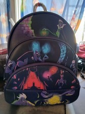 Disney Villains Mini Backpack Hades Maleficent Ursula Dr Facilier NWOT