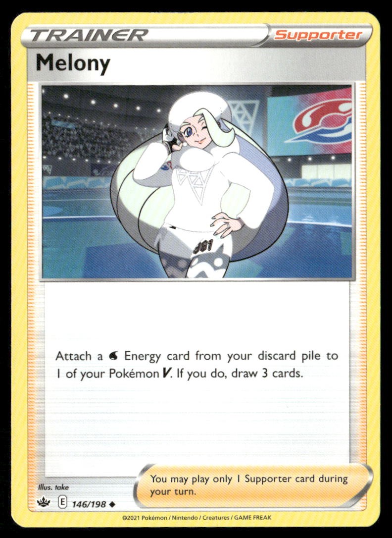 Melony Chilling Reign 146/198 Uncommon Pokemon Near Mint