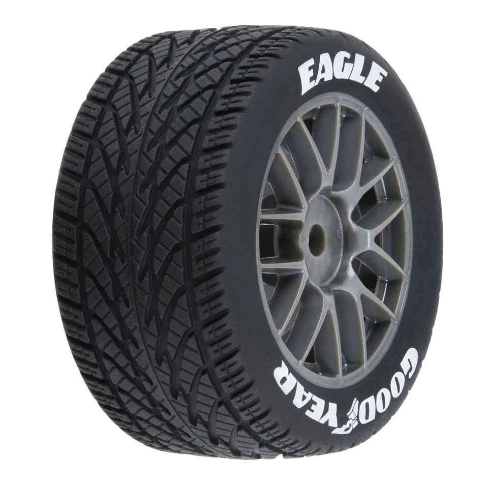 ARRMA PRO1028310 1/12 Goodyear Eagle Wet Tire F/R MTD Wheels (4) for Losi NASCAR - Image 2 of 4
