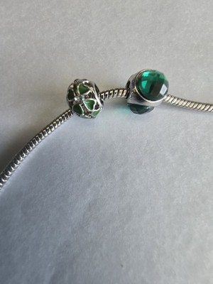 2 Silver charms  fits all charm bracelets
