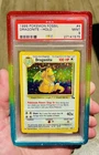 1999 POKEMON FOSSIL #4 DRAGONITE-HOLO PSA 9 RAINBOW 🌈 GRADEDGUARD 😱