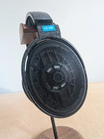 Vintage Sennheiser HD600 Black Silk Made in Ireland Rare Audiophile
