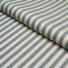 Schumacher Outdoor Fabric- Hanson Indoor Outdoor Stripe Narrow Teal 10 yds 85813