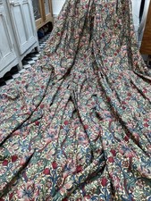 William Morris Curtains, Vintage, Golden Lily Minor, HUGE, 104"W x 97" L ,SUPERB