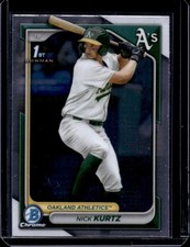 2024 Bowman Draft Nick Kurtz Chrome 1st Prospect #BDC-56 Athletics