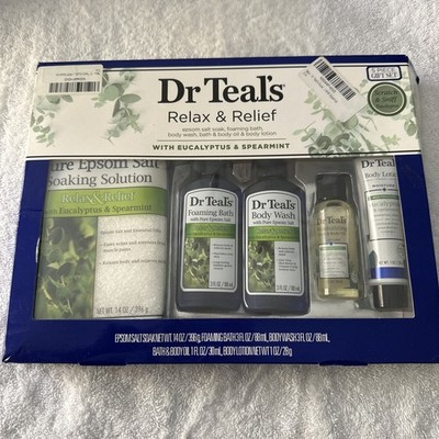 Dr Teal's Eucalyptus & Spearmint Relax & Relief Full Regimen 5-Piece Gift Set