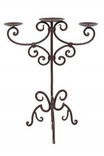 Bougeoir Oriental Marocain Forgé - Aurora 49Cm