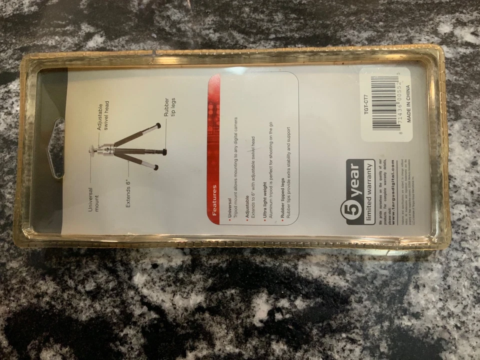 Targus 6” Aluminum Table Top Tripod Universal, Adjustable, Lightweight - TGT-CT7 - Image 2 of 4