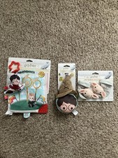 Lot Of 3 Harry Potter Baby Toys. Crinkle Square, Foot Rattles, Mirror Toy New 