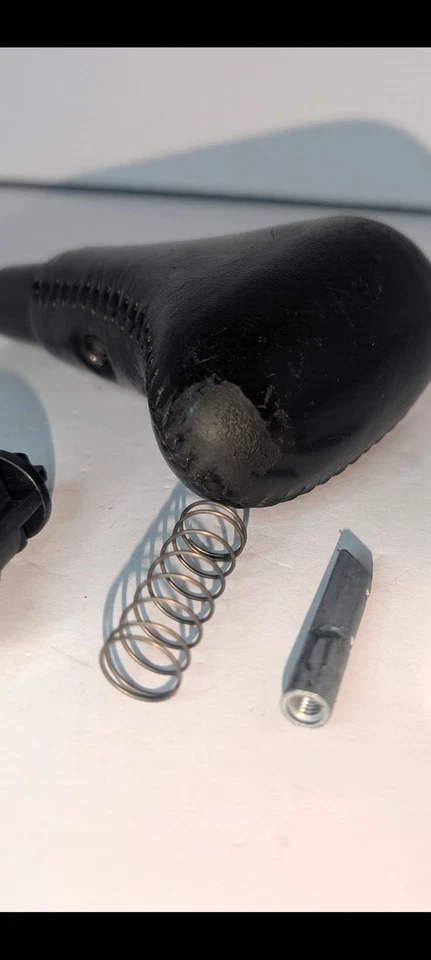 OEM 1999 Acura TL 3.0 perilla de cambio cuero negro palanca de cambios automática original🔥 Foto 3 de 4