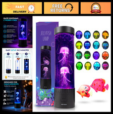 Color Changing Jellyfish Lamp - 16 Colors, 4 Modes, Aquarium Night Light, LED Se