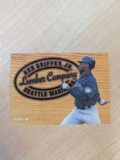 1996 Fleer Baseball #4 Ken Griffey Jr Lumber Company HOF Mariners