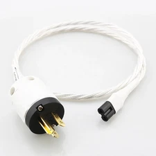 Audiocrast EU/US HiFi Power Cable 7N OCC Wire with Mini 8 Connector Power Cord 