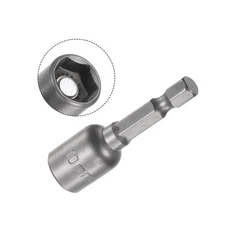 5 PCS 10mm Magnetic Nut Setter Drill Bits 1/4" Quick-Change Nut Driver Bit