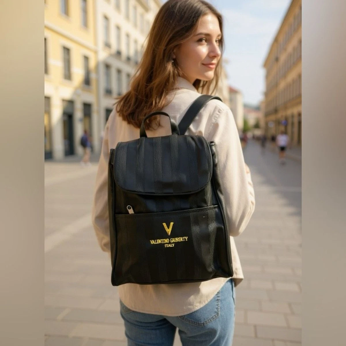 Valentino Backpack Handbags & Bags Nylon Exterior for Women  display picture 1