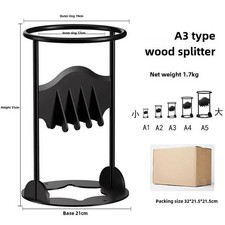 Log Splitter Heavy Duty Wood Splitter Cast-Iron Manual Splitter Divider Firewood