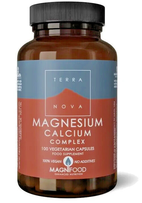 Terranova Magnesium Calcium 2:1 Complex 100 Capsules - Image 2