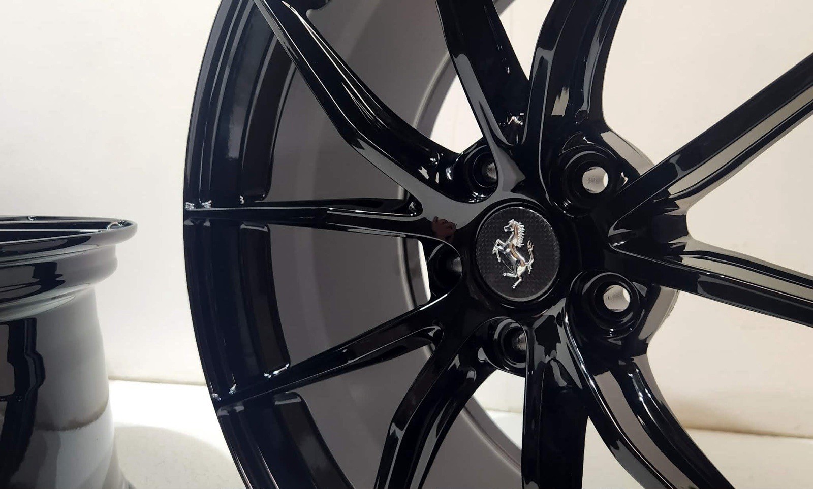 20” FERRARI 812 SUPERFAST F12 TDF SF90 RIMS WHEELS FACTORY OEM GLOSS Black  🔥🔥