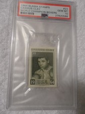 1964 Slania Stamps Champion GOAT Cassius Clay Muhammad Ali #23 PSA 10 GEM MT
