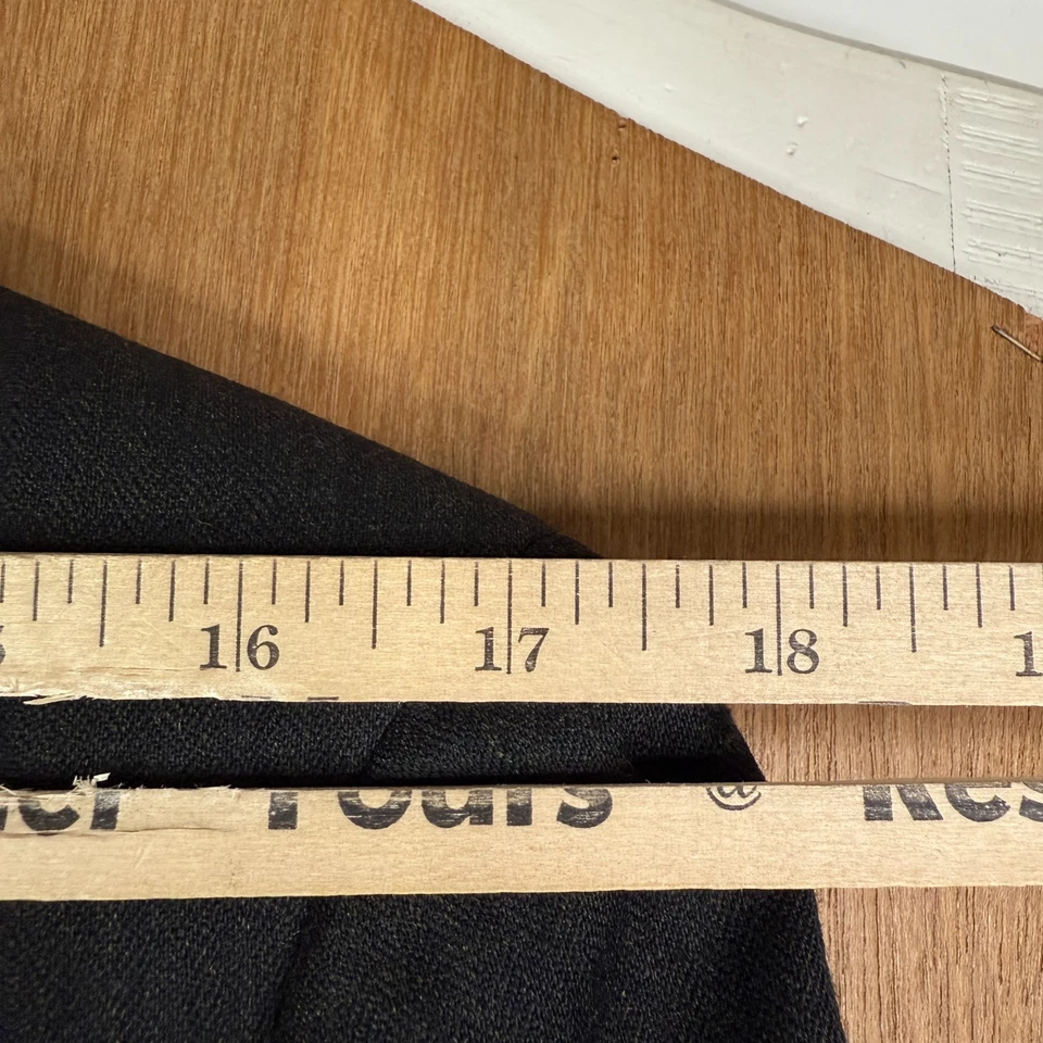 Terno masculino espinha de peixe vintage 38R cinza 3 botões década de 1950 lã sob medida lona 30x31 plano - Imagem 4 de 4