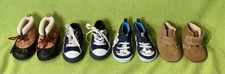 Lot of 4 Infant Boys Shoes Size 3-6 Months Coqui, Child of Mine, Carters, Oshxoh