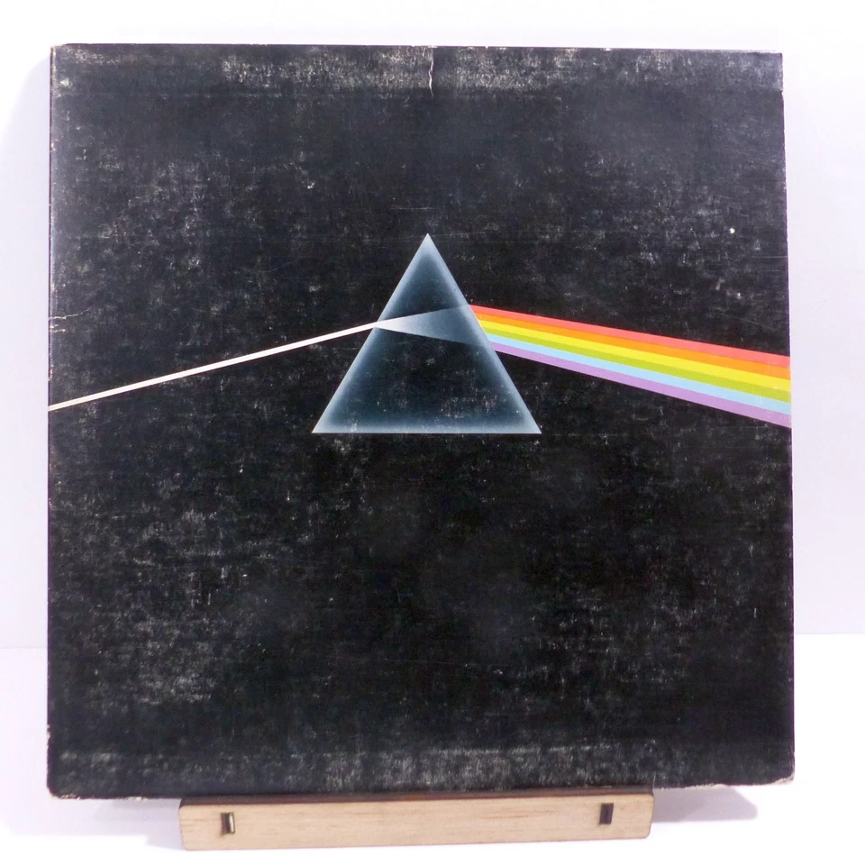 Pink Floyd Dark Side Of The Moon Vtg Vinyl LP 1973 SMAS 11163 Posters Stickers - Image 2 of 4