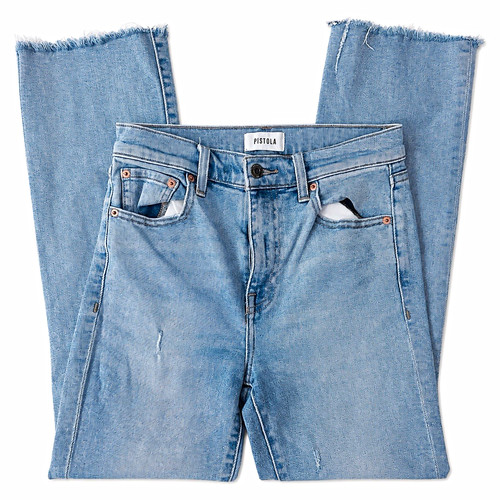 PISTOLA Women’s Lennon High Rise Cropped Boot Jeans in Zuma