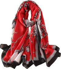 Silk Scarf 100 Mulberry Silk Fashion Scarves Long Lightweight Shawl Wrap