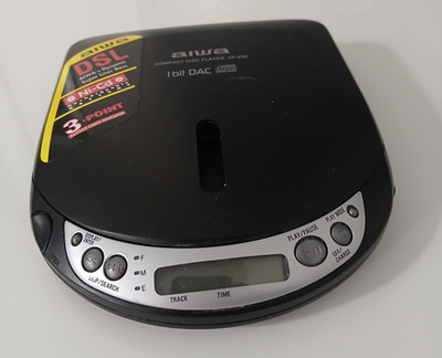 Tragbarer CD Player Aiwa XP-230 Walkman Vintage