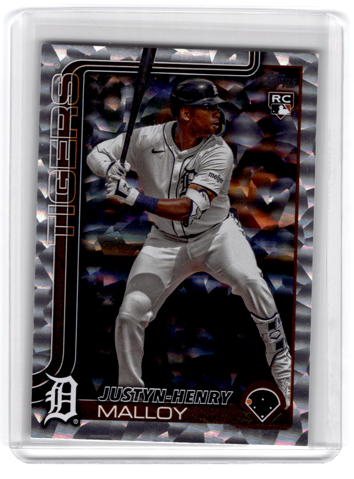 Justyn-Henry Malloy 2025 Topps Series 1 - #269 Diamante Foil (RC)