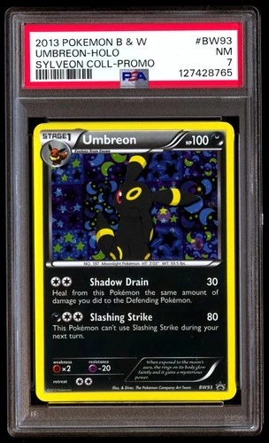 PSA 7 Umbreon Holo Bw93 Sylveon Collection Promo Pokemon