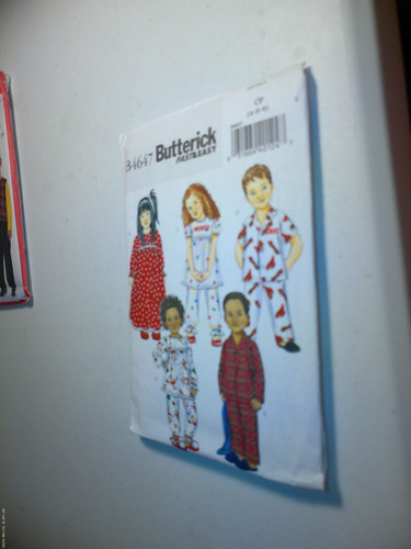Butterick B4647  Sewing Pattern Toddler Nightgown Pajamas Size 4-5-6