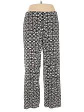 AB Studio Women Black Casual Pants XL