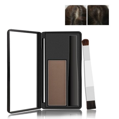 Hair Shadow Kit, Root Touch Up Color Cover, Temporary Concealer With Brush fo...