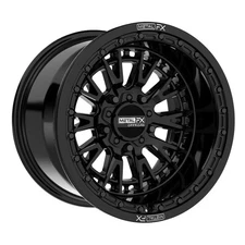 15x8 Metal FX Offroad Slayer R Gloss Black UTV BEADLOCK Wheel 5x4.5 (0mm)