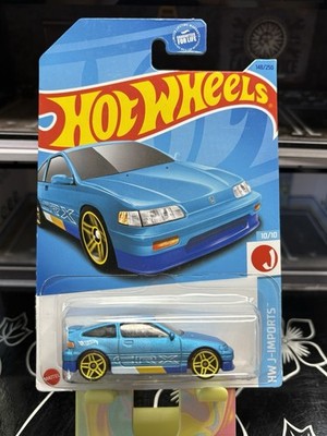 Hot Wheels '88 Honda CR-X Frosty Blue HW J-Imports 10/10 148/250 JDM