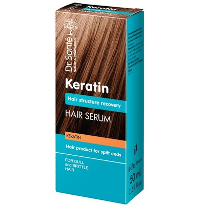 8588006035421 Dr. Sante Keratin Hair Serum odbudowujące serum do włosów matowych