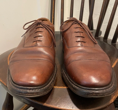 Church\'s Custom Grade Brown Leather Oxford Cap Toe Shoes Made in England CHURCH main image 4