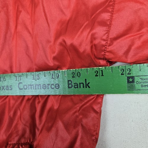 Vintage Adidas 90s Windbreaker Jacket Women Medium? Full Zipper Red Retro Lined - Picture 3 of 11
