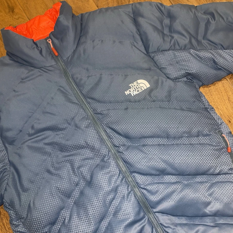 Chaqueta de Plumón North Face Fuseform Dot Matrix Azul Conquista Tri Matrix Talla Hombres Pequeña Foto 3 de 4