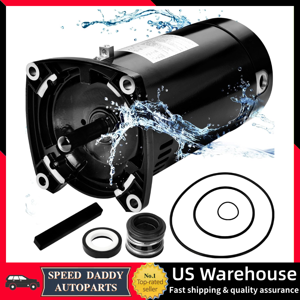 AO Smith StaRite Pool Pump Motor USQ1102 Square Flange 1HP Capacitor