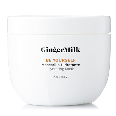 Ginger Milk Hydrating Hair Mask for Curly, Wavy, and Coily Hair - Nourishing For