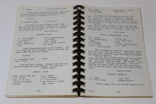 Calvary Luthern Church, 1977 Antigo Wisconsin, Local Church Cookbook - Picture 7 of 9