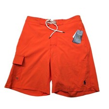 Polo Ralph Lauren 8.5" Kailua Swim Trunks Mens Small Sailing Orange Classic NEW