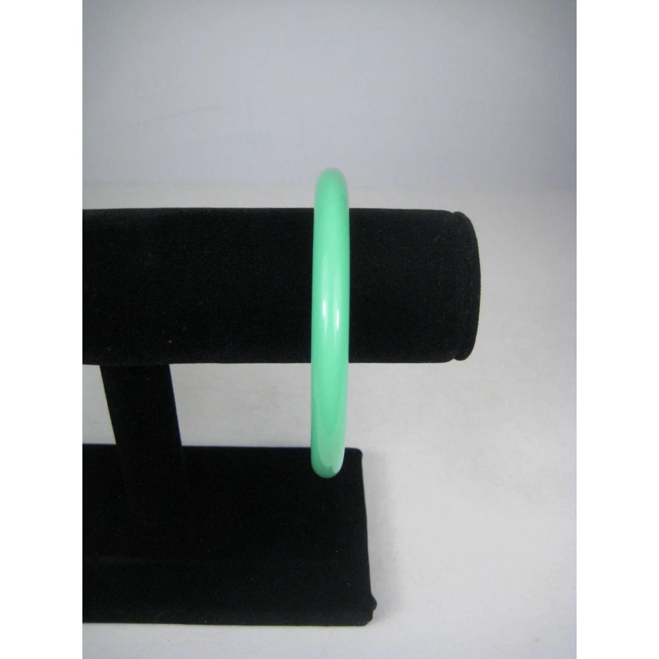 Brazalete Brazalete Verde Lucite Plástico Joyería Declaración Foto 4 de 4