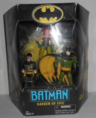 Batman Garden of Evil Action Figure Set Batman & Robin Vs Poison