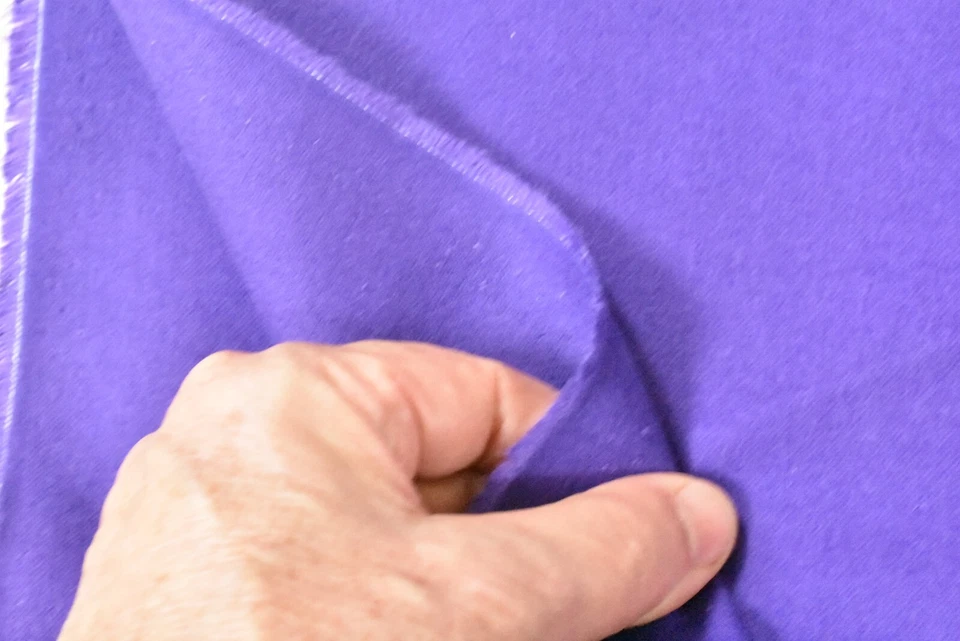 18" Long, Solid-Dark-Purple Flannel, V567 - Image 4 of 4