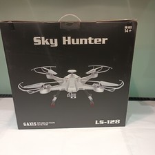 Sky Hunter Drone with Camera remote control white quad copter LS128