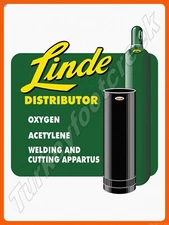 Linde Distributor Metal Sign 3 Sizes to Choose From